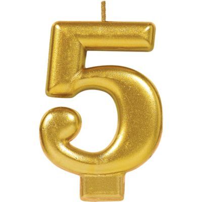 Velas Numericas Happy Birthday Douradas_8