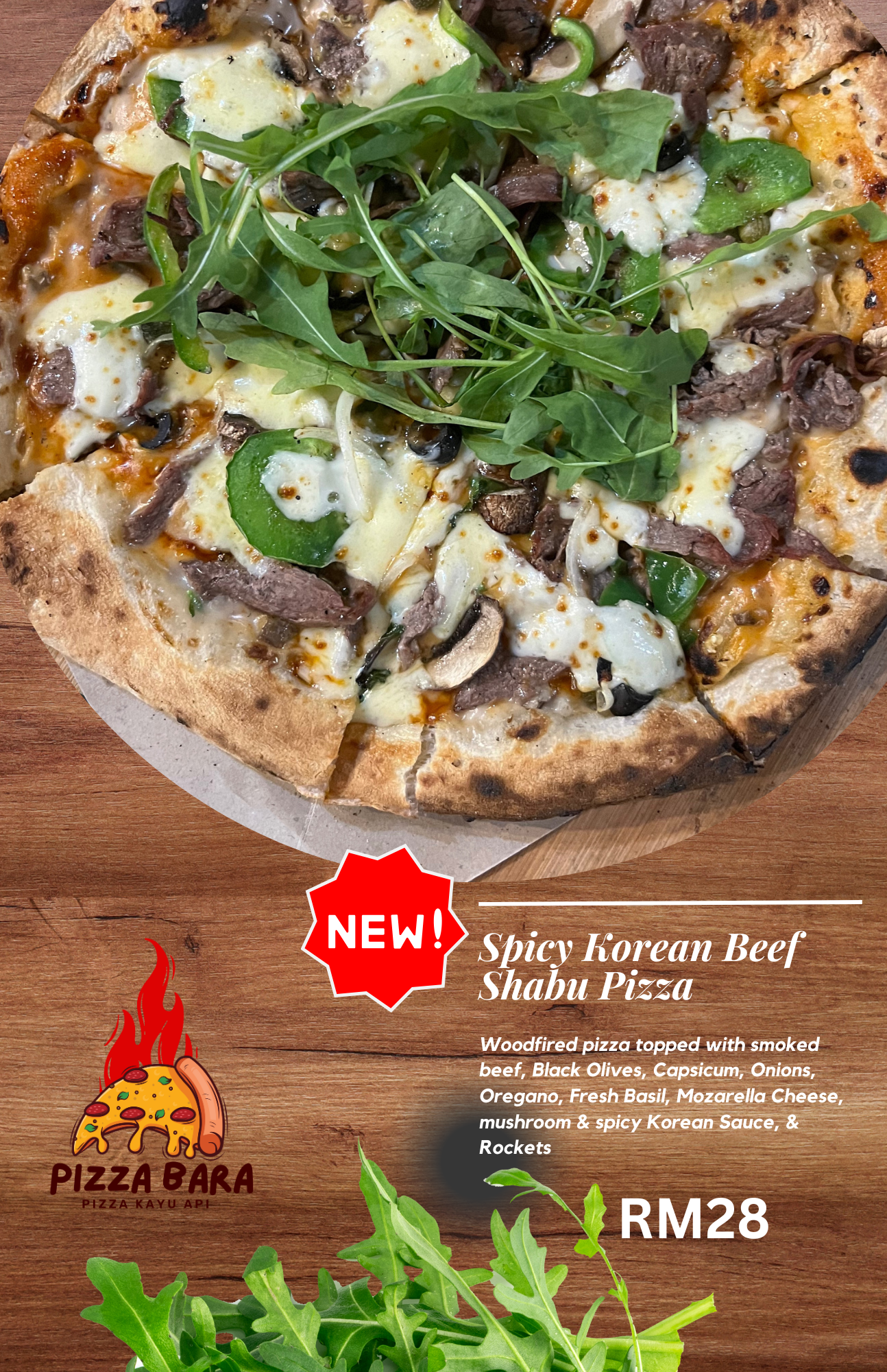 Spicy Korean Beef Shabu Pizza _0