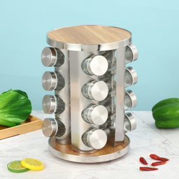 360 ROTATION SPICE JAR RACK