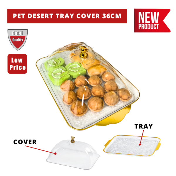 PET DESERT TRAY COVER 36CM