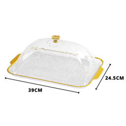 PET DESERT TRAY COVER 36CM