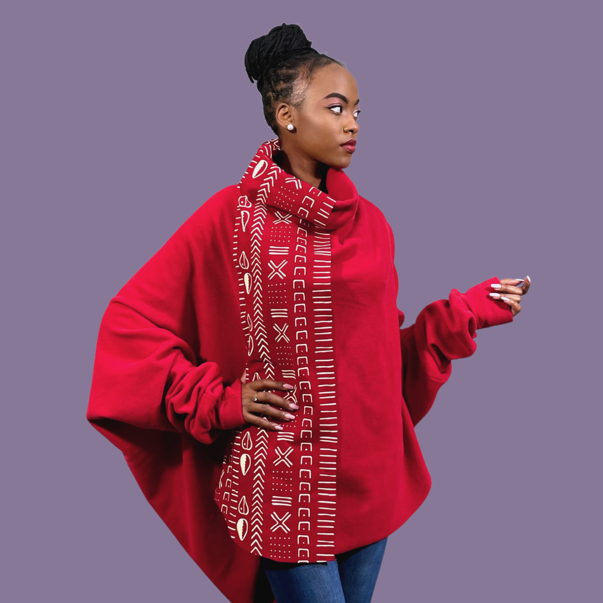 Ascili Snuggy Cardigan - Red / Ankara_0