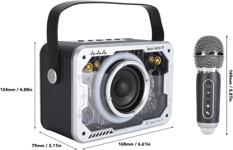 Space Capsule L203 V9 Speaker 2 Mic White_3