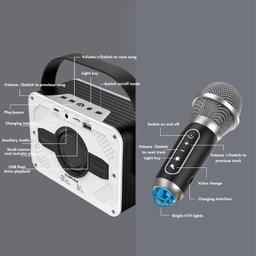 Space Capsule L203 V9 Speaker 2 Mic White