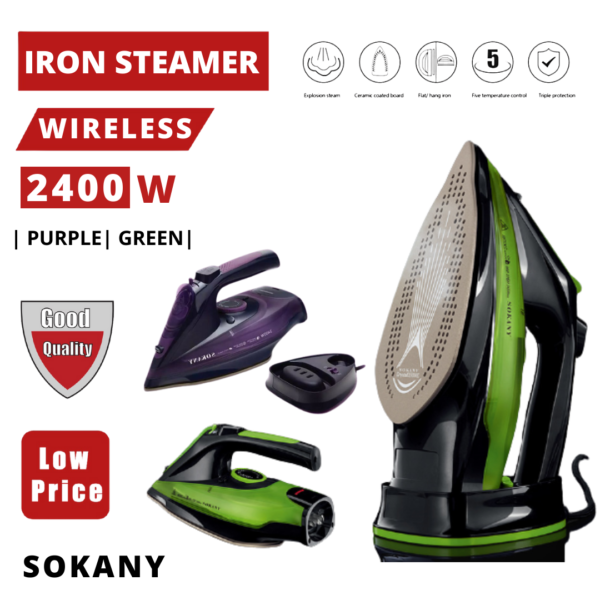 Sokany Wireless Iron Steamer HJ 2085_0