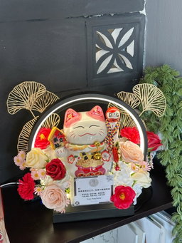 (Pre order) Led Light Lucky Cat Grand Opening Gift 