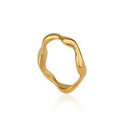 Wavy Gold Ring