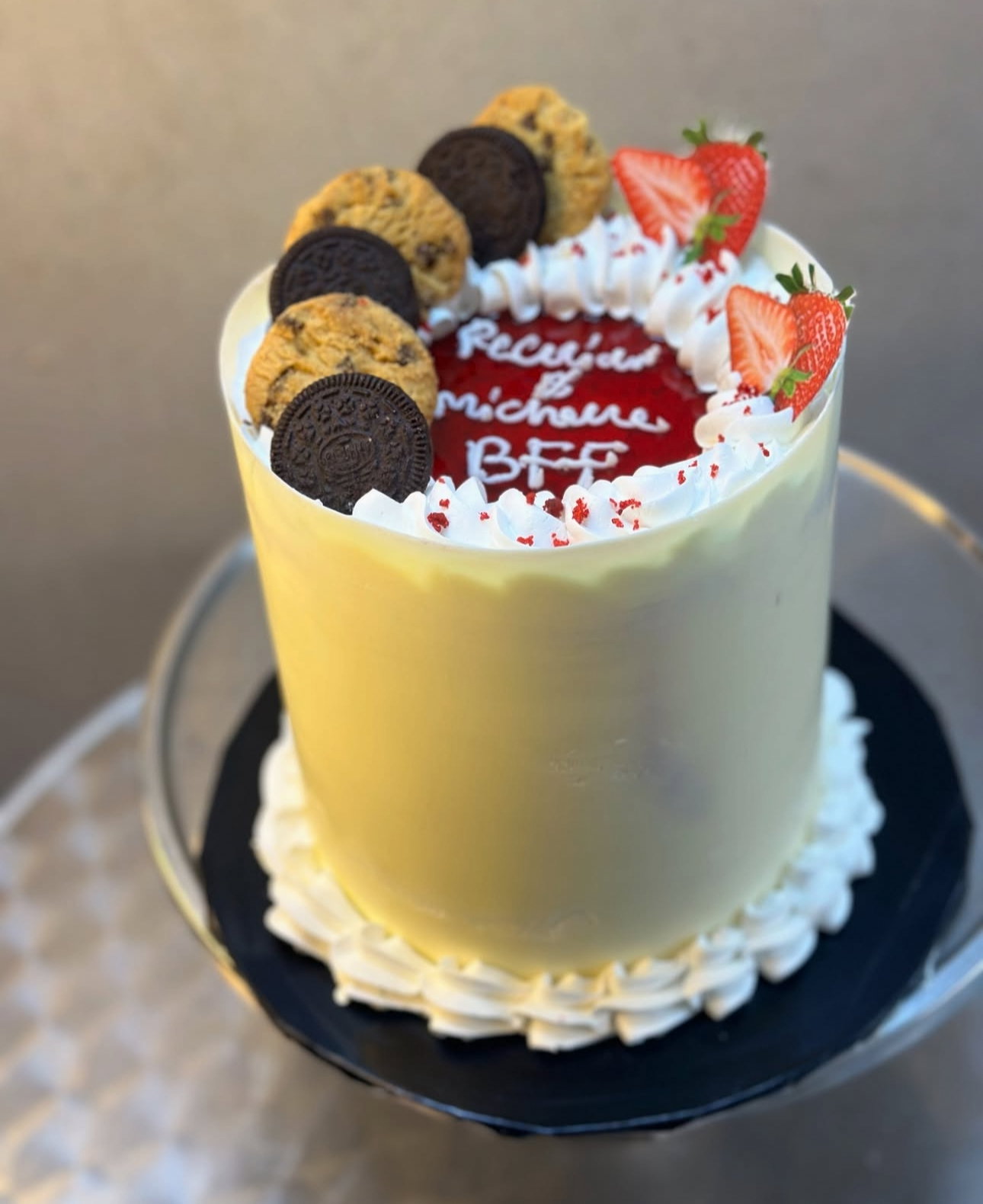 6 inches 2 layer Decadent Whipped cream Cake _2