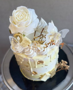 6 inches 2 layer Decadent Whipped cream Cake 