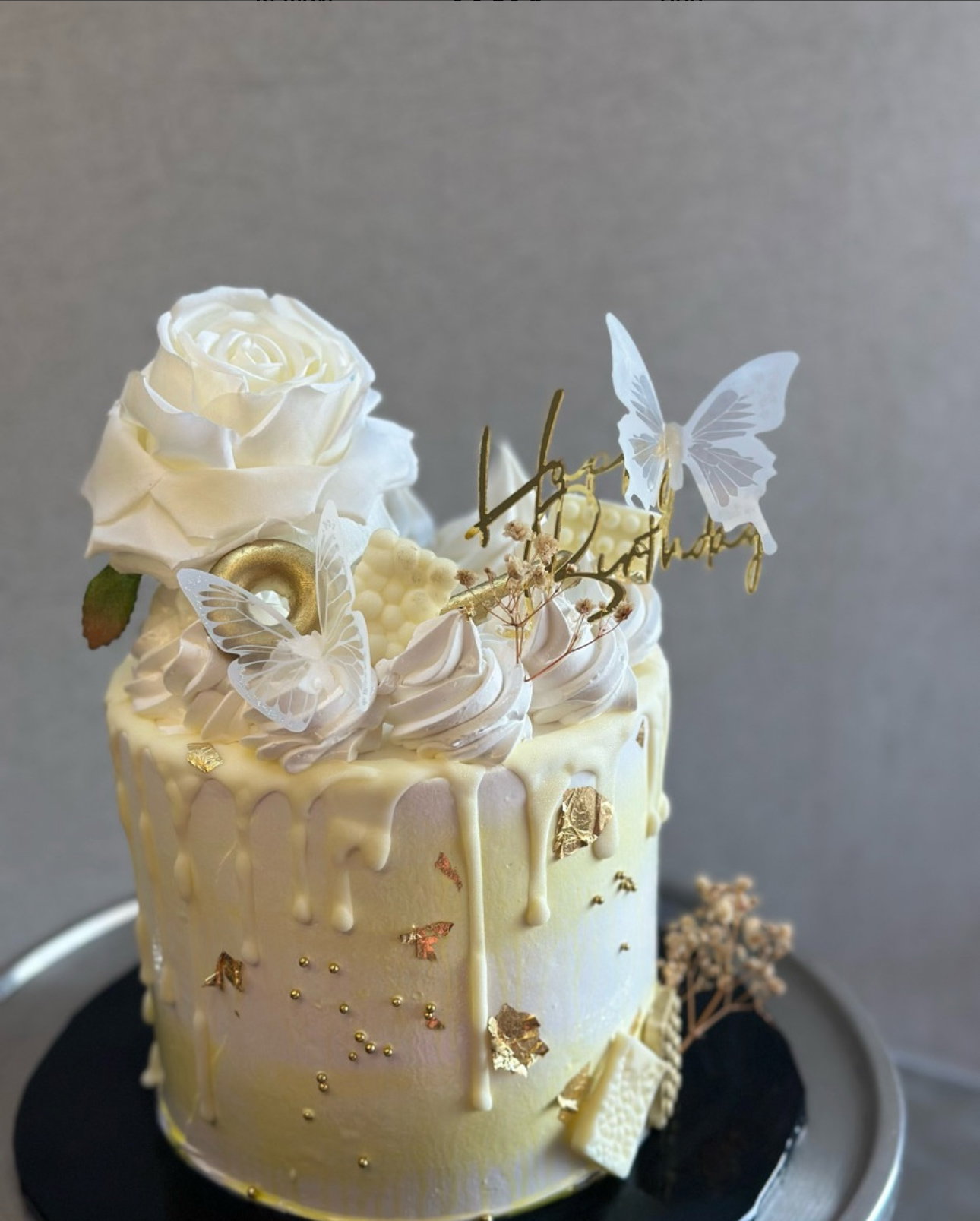 6 inches 2 layer Decadent Whipped cream Cake _5