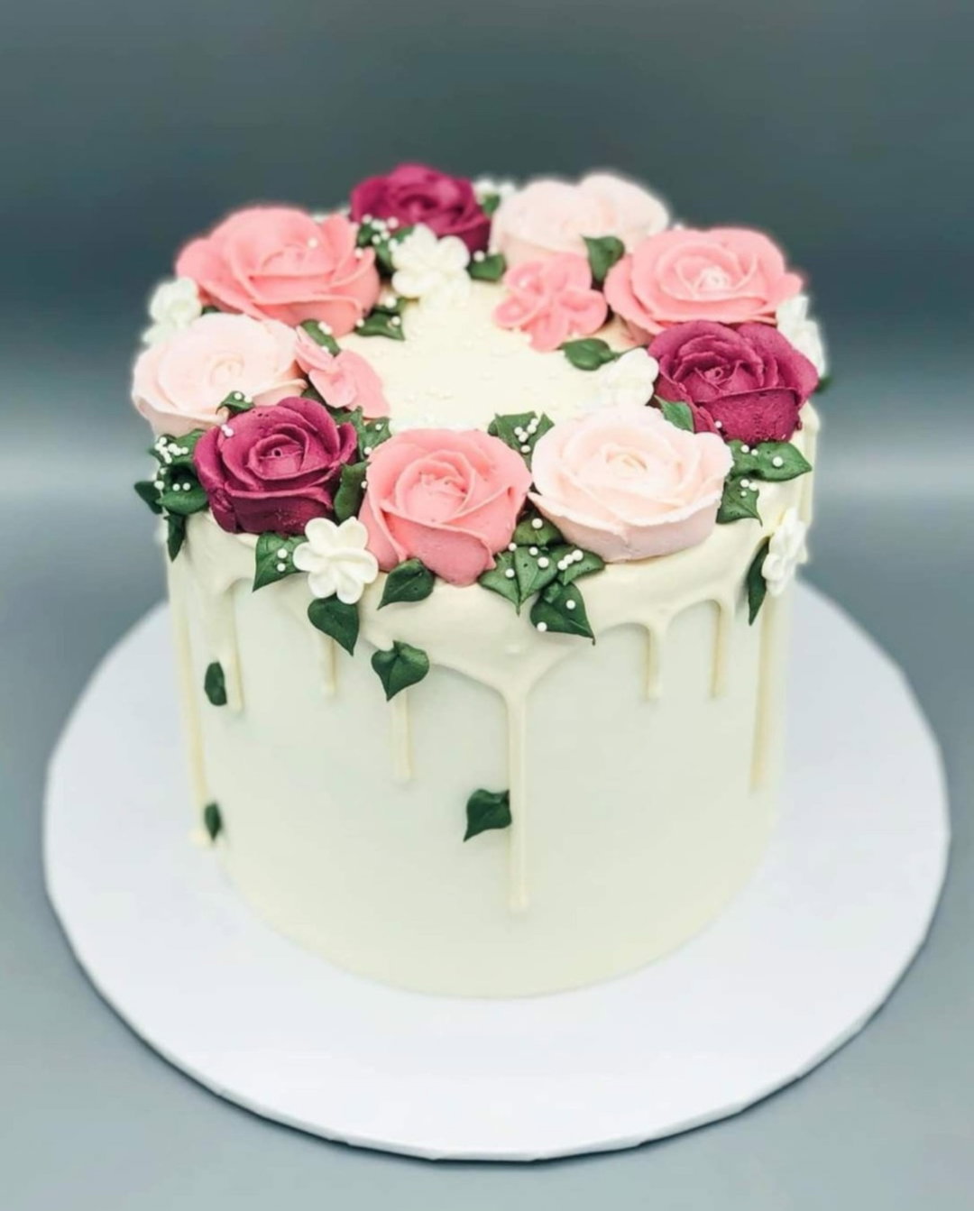 7 inches 2 layer Decadent Whipped cream Cake  