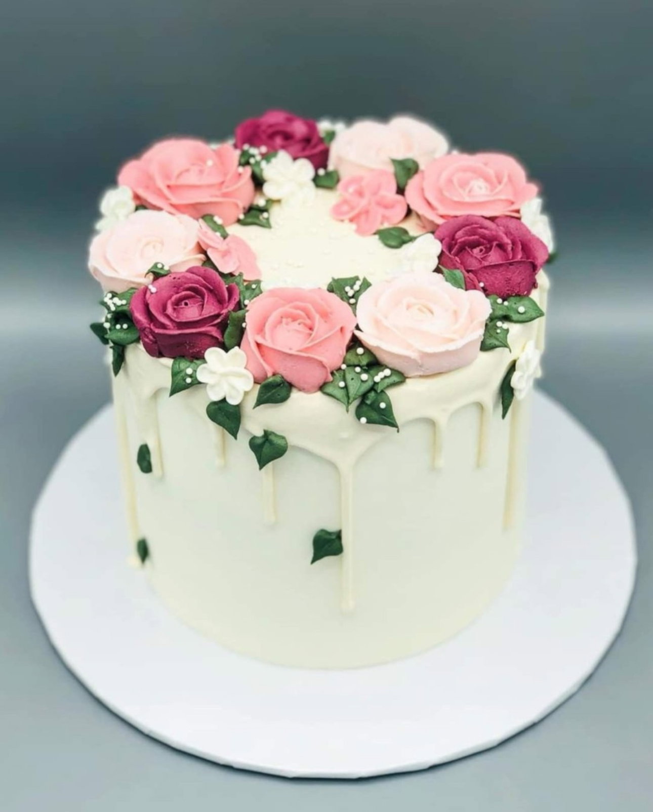 7 inches 2 layer Decadent Whipped cream Cake  _0