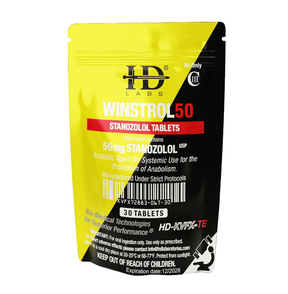 HD LABS Winstrol Extra Strength 50mg 50 Tablets 