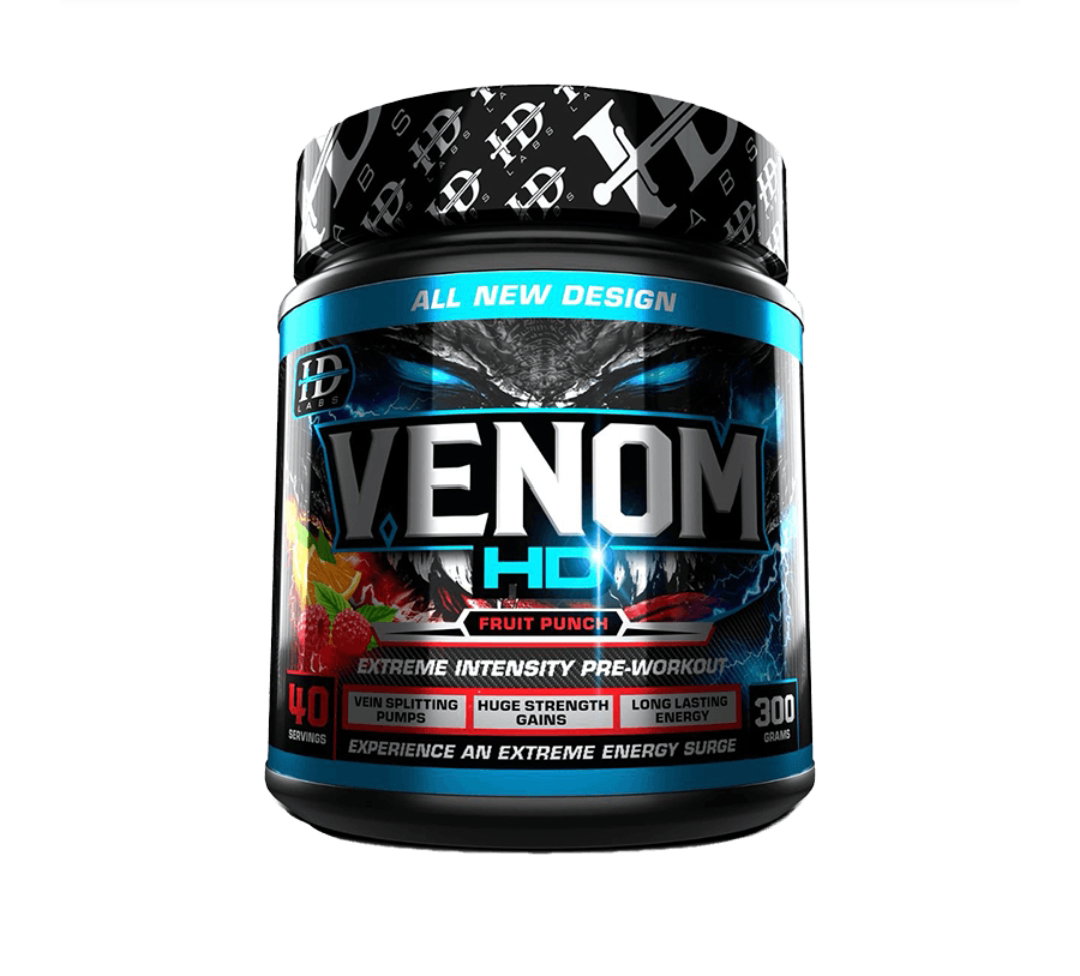 HD LABS Venom HD Pre Workout Fruit Punch 👊
