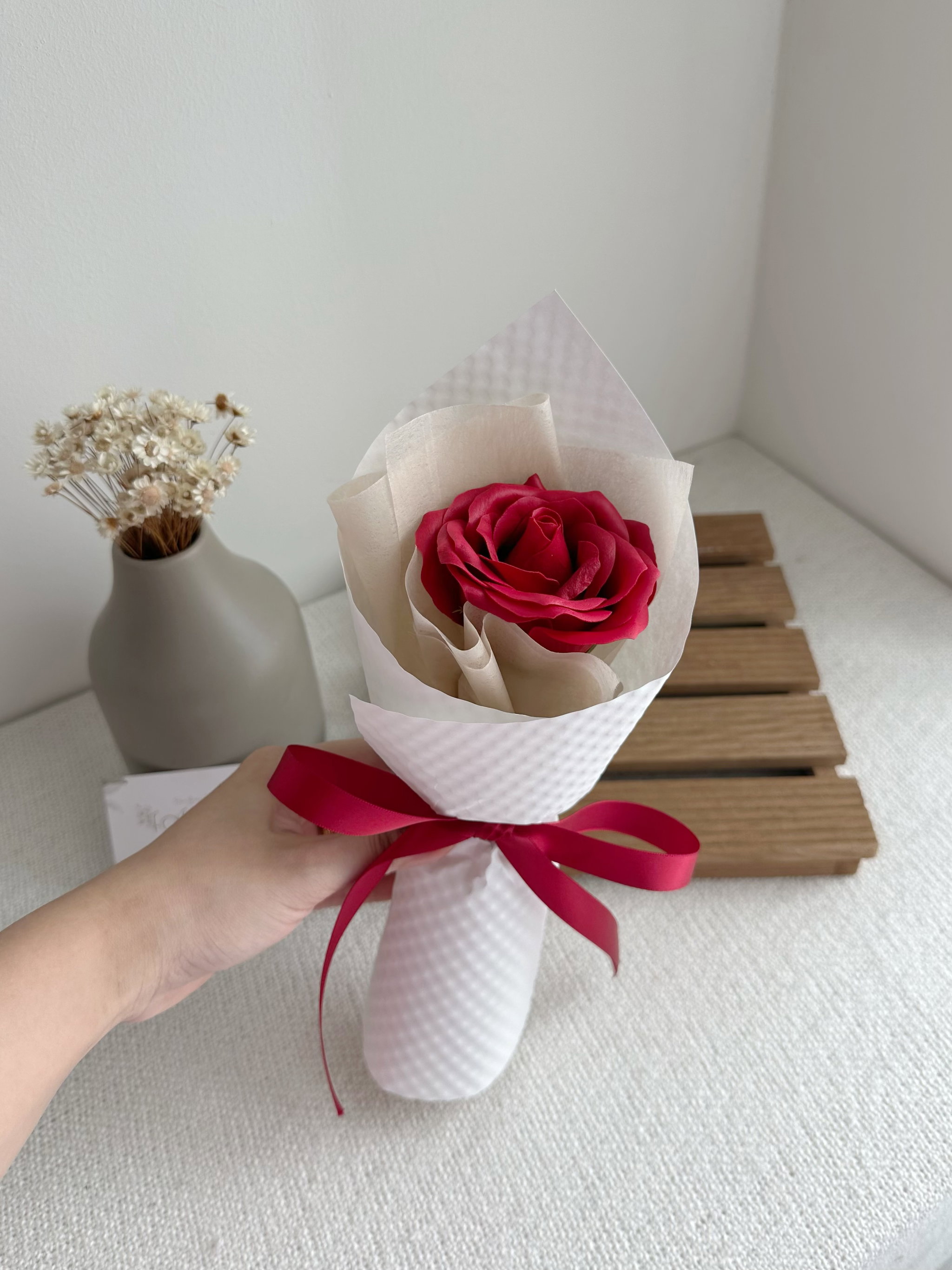 1 Stalk Soap Flower Bouquet _5