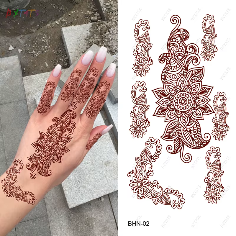 (002)حناء لليدين شريطين _0