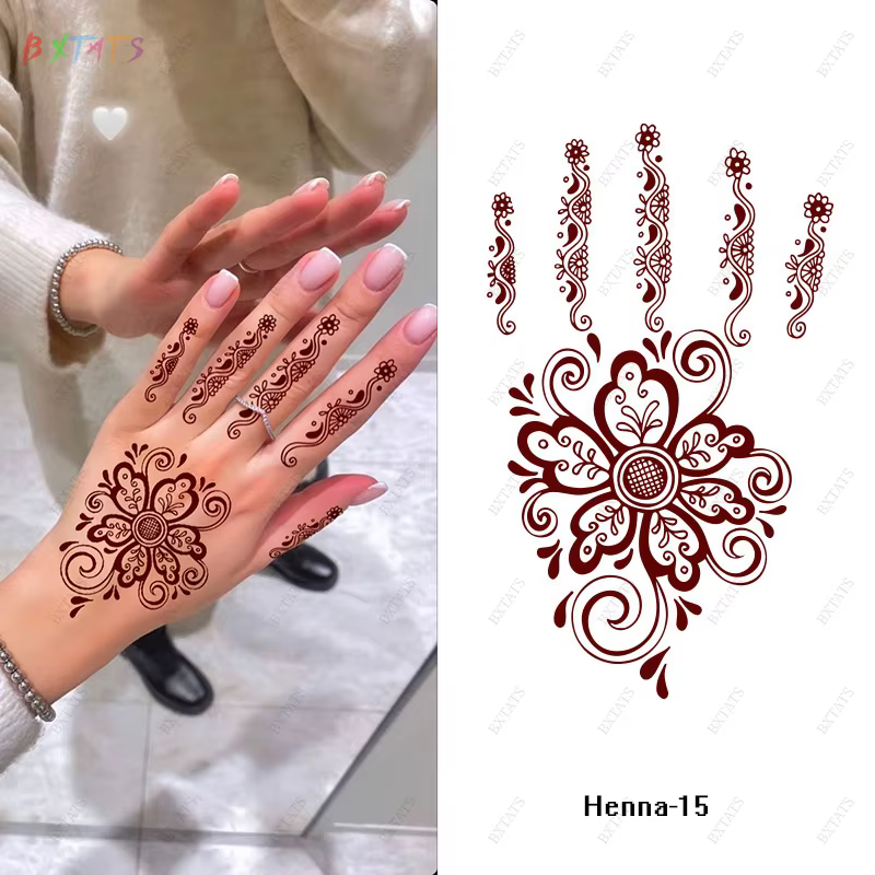 (015)حناء لليدين شريطين _0