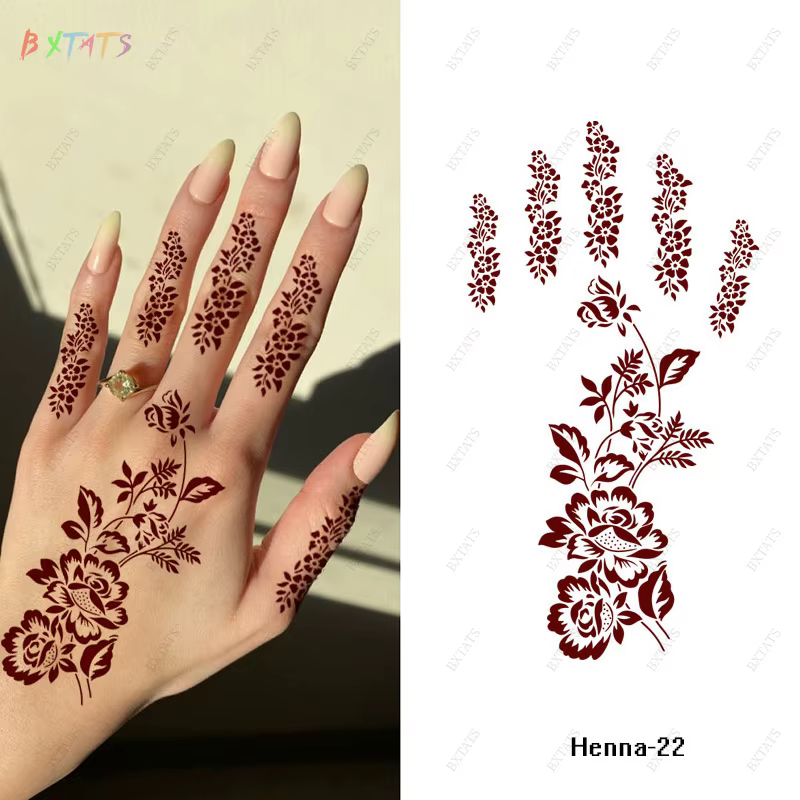 (022)حناء لليدين شريطين _0