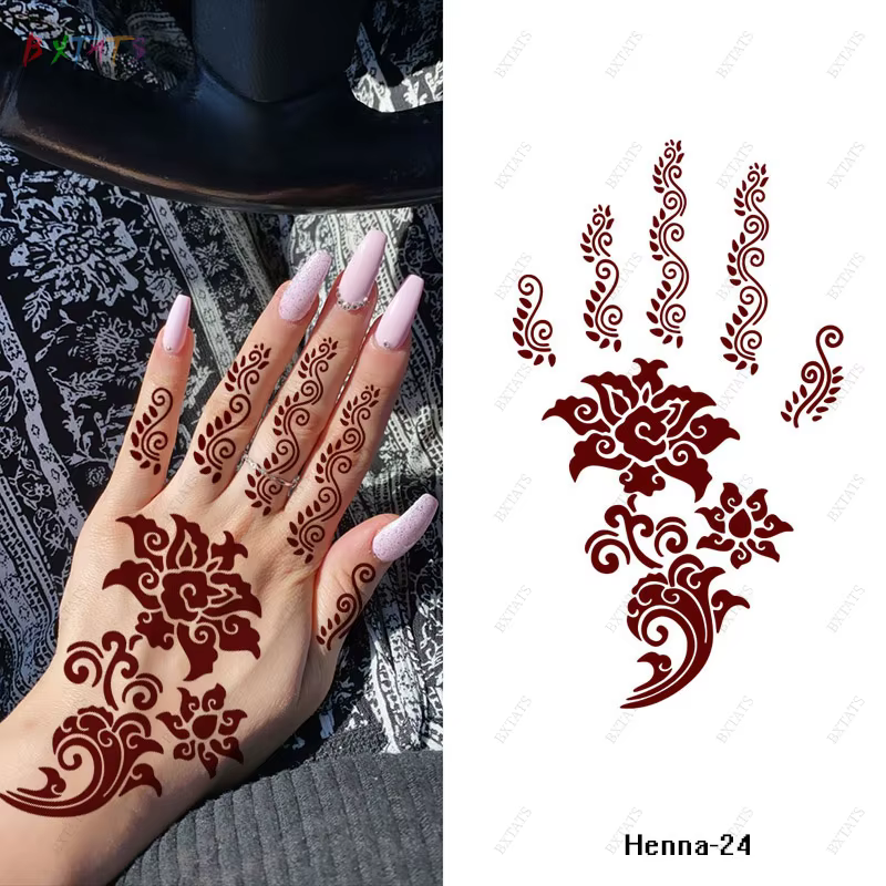 (024)حناء لليدين شريطين _0
