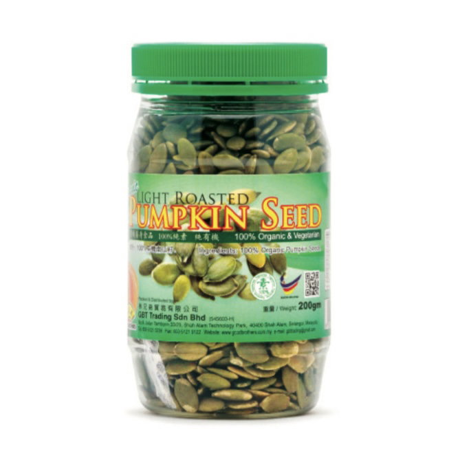 DF GBT Roasted Org Pumpkin Seed 有机南瓜籽 200 g_0