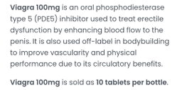 UPA Viagra 100mg 10 Tablets 