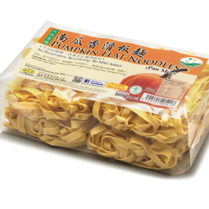 DF GBT Pumpkin Flat Noodle 南瓜香滑板面 300gm_0