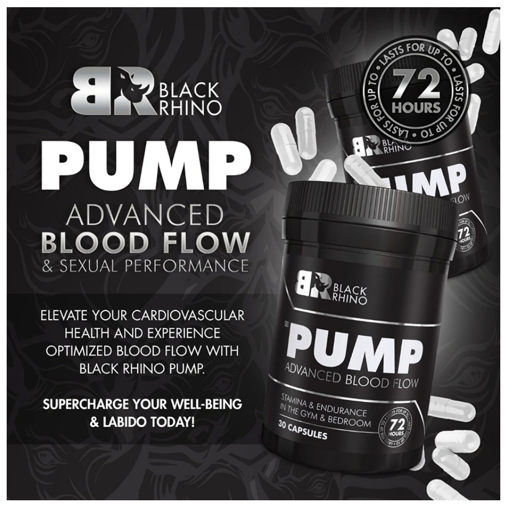 Black Rhino Pump 30 Tablets 