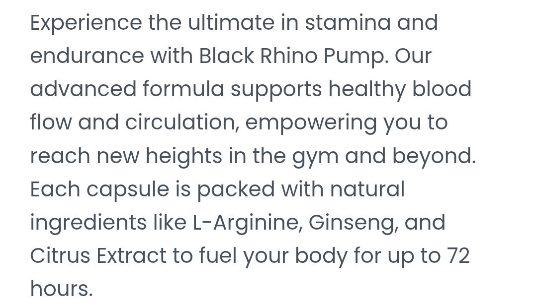 Black Rhino Pump 30 Tablets _2