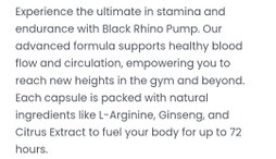 Black Rhino Pump 30 Tablets 