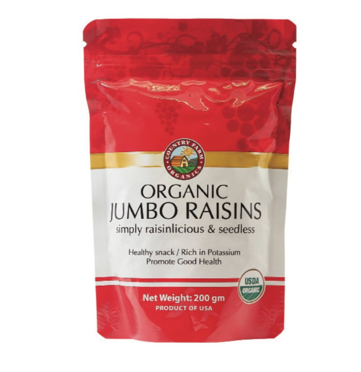 DF CF Organic Red Raisin (Pouch) 有机红葡萄干 200 g