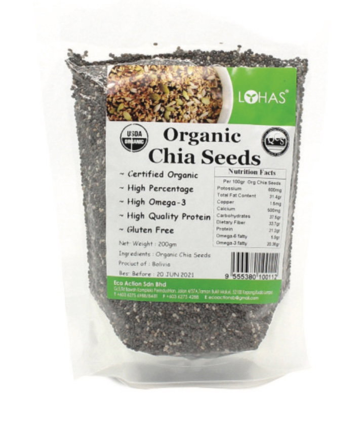 DF Lohas Org Chia Seeds 有机奇异籽 200 g