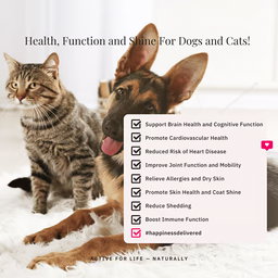 OmegaMax Omega 3 For Dogs & Cats | Fish Oil Softgels 120 x 1000mg