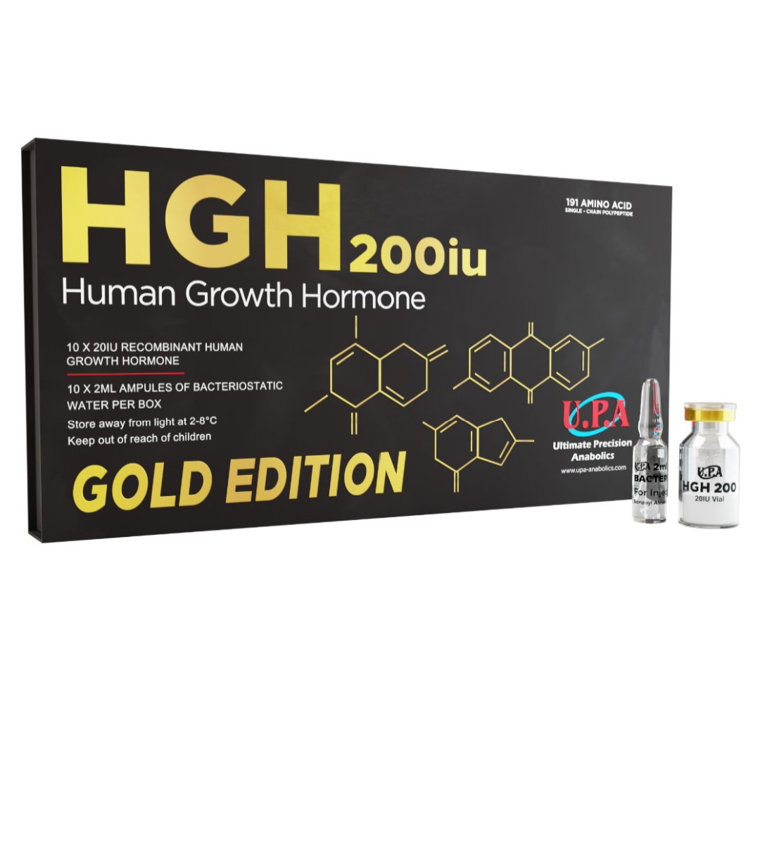 UPA HGH Somatropin 200iu Gold Edition 
