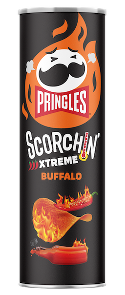 PRINGLES (GRANDE) SCORCHIN  BUFFALO 158GRS*14UNDS 