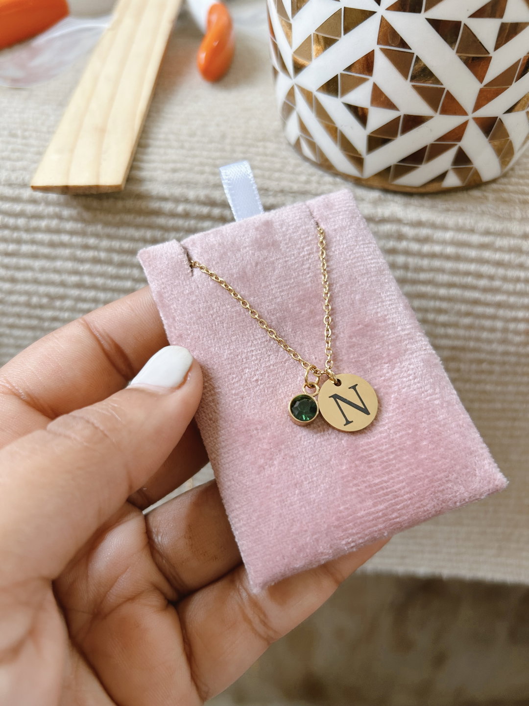 Collar redondo midi