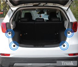 Tampons amortisseurs en silicone pour portière de voiture