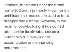 HD LABS Ketotifen 1mg 50 Tablets 