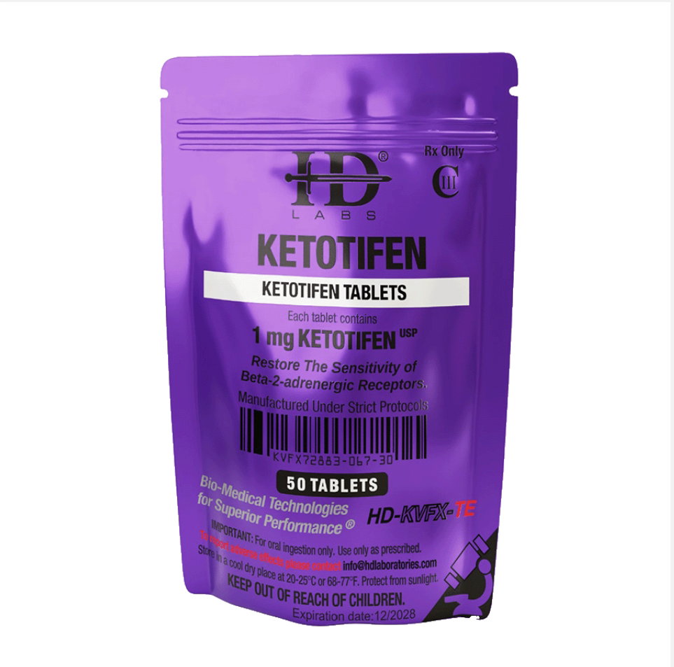 HD LABS Ketotifen 1mg 50 Tablets _0