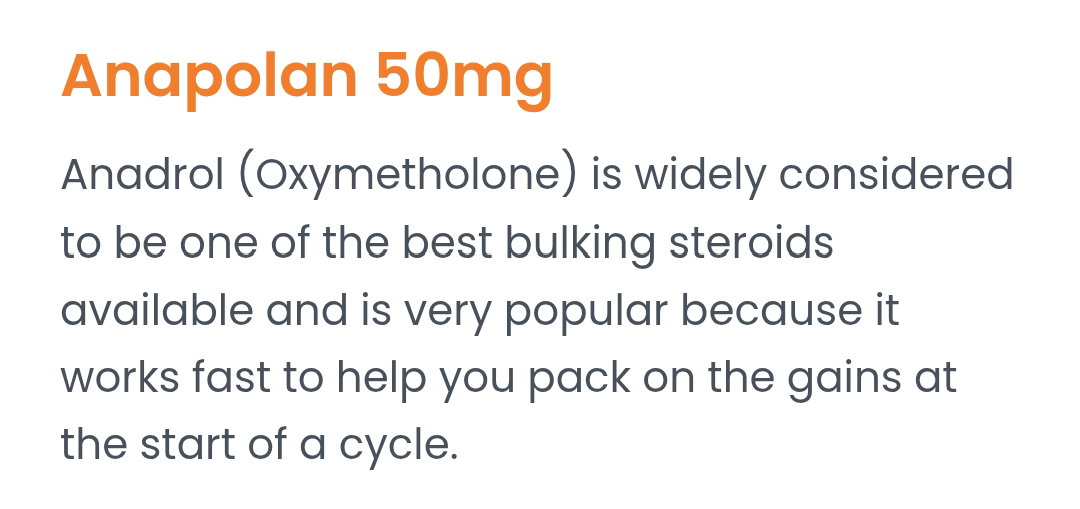 HD LABS Anadrol Anapolon 50mg 50 Tablets _1