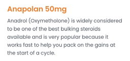HD LABS Anadrol Anapolon 50mg 50 Tablets 