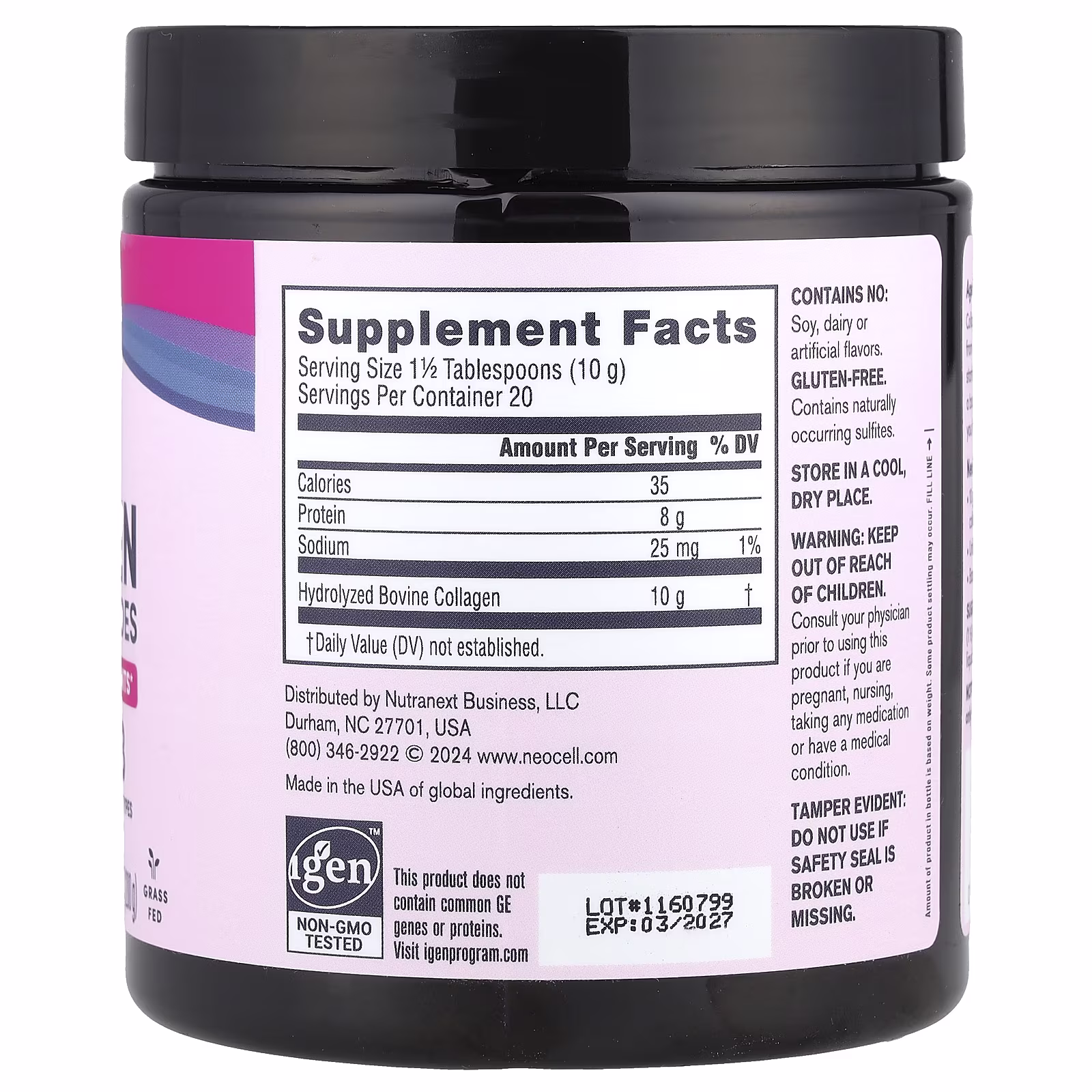 Super Collagen Peptides Type 1 & 3 - Unflavored_1