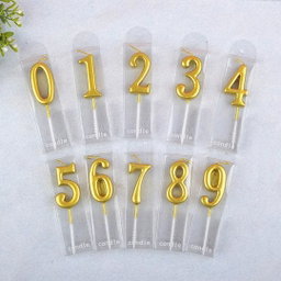 Velas Douradas para Aniversário