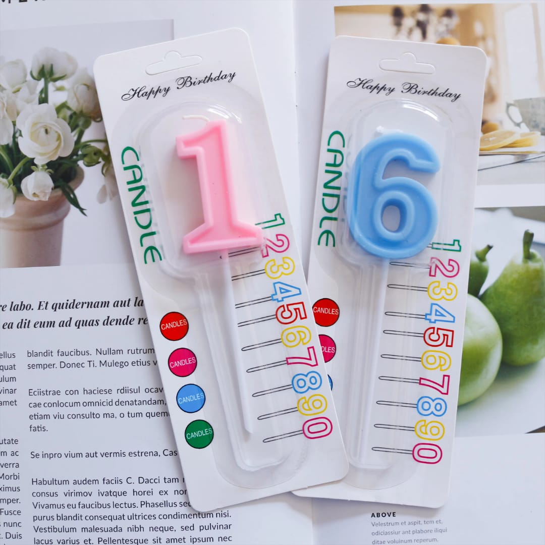 Velas Douradas para Aniversário