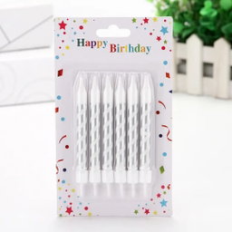 Velas de Aniversario De 6Pcs 
