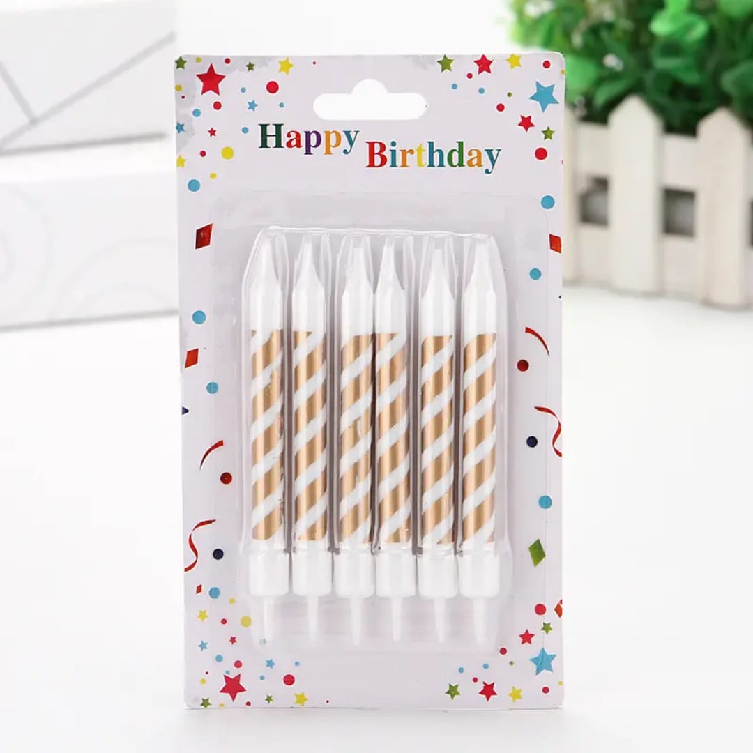 Velas de Aniversario De 6Pcs _3