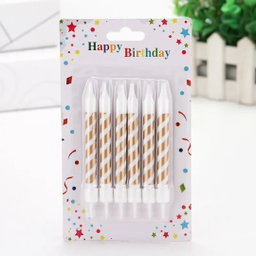 Velas de Aniversario De 6Pcs 