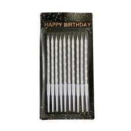 Velas De A niversario 10pcs Coloridas