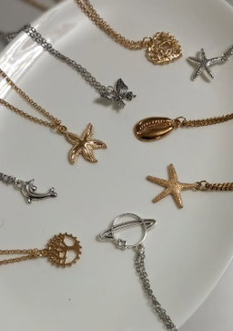 Pendant necklaces by The Charm Lab