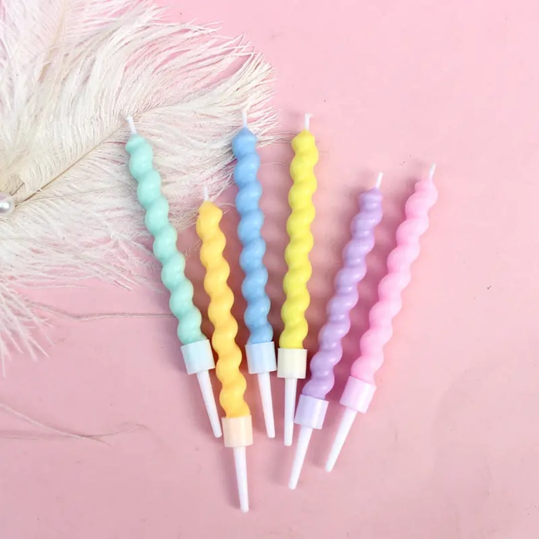 Velas de Aniversario De 6Pcs _3