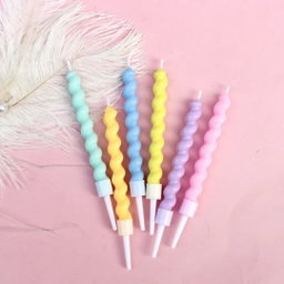 Velas de Aniversario De 6Pcs 